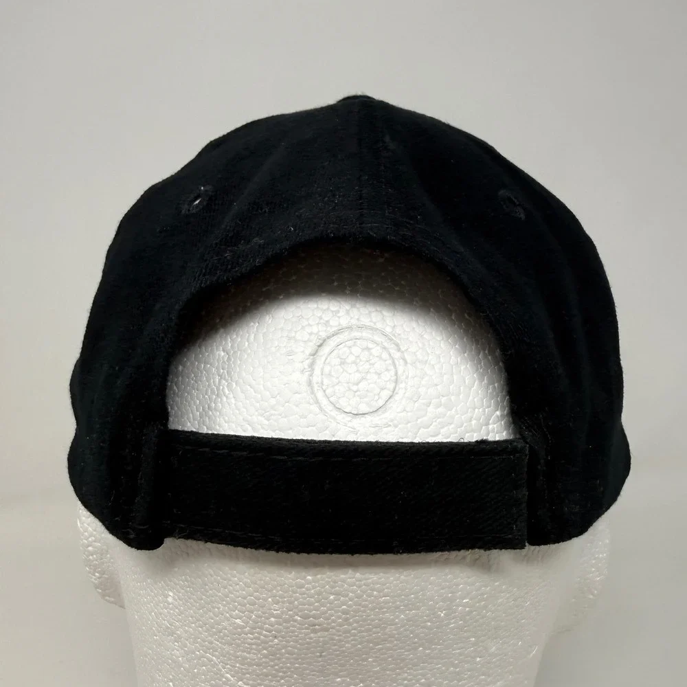 Vintage Logo 7 NFL CBS Sports Hat‎ Black Adjustable Strapback Cap One Size